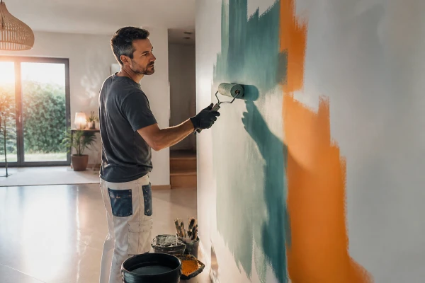 Peinture chambre Riaillé